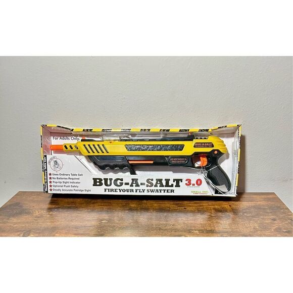 BUG-A-SALT 3.0 - NEW Authentic - Yellow 3.0 GUN - Bug Killing Device New in Box - Picture 2 of 8